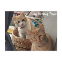 Platta kort för hälsningens födelsedag