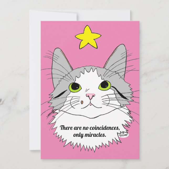 Platta kort utan sammanträffanden, endast Miracles (Framsida)