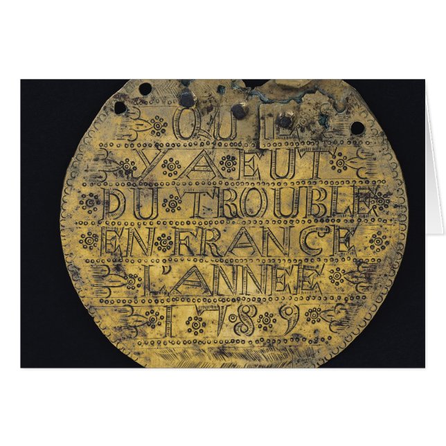 Platta med formulera hälsningskort (Framsidan Horizontal)