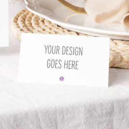 Platta platskort eller Buffet-etiketter DIY-SKRIVN Visitkort