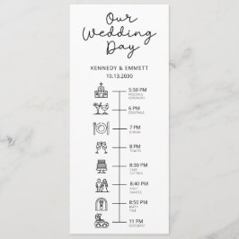 Platta program för kyrkans Bröllopsdag