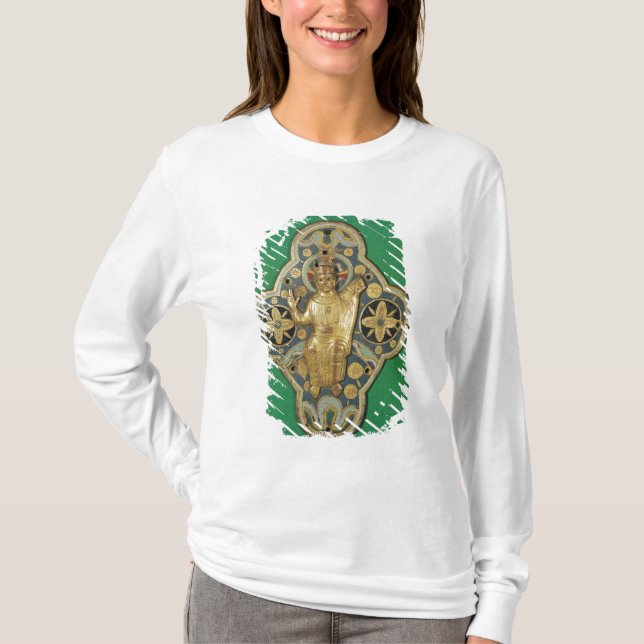 Platta som visar gudvälsignelse t shirt (Framsida)