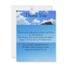 Platta Tack Sympathy Card