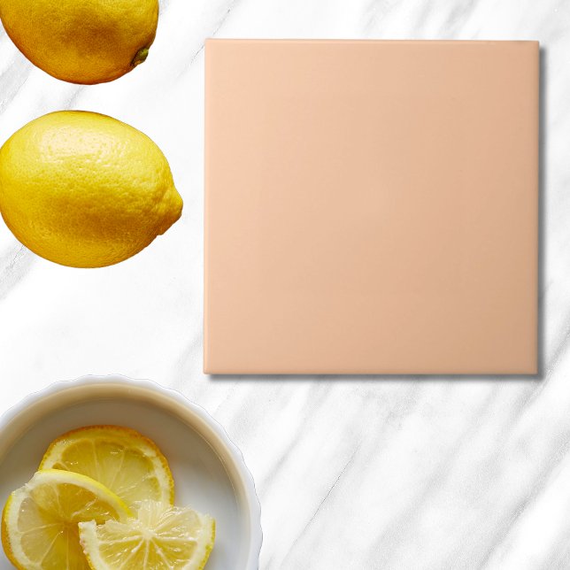 Plattan med fast persid Färg Kakelplatta (Simple Peach Color Tile is a solid color peach tile modern minimalist and elegant
)