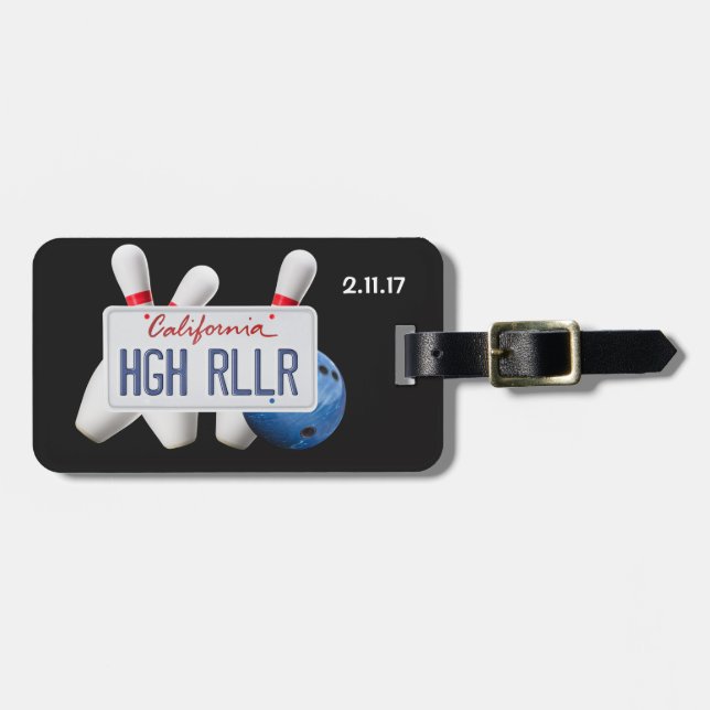 Plattan med hög rulle bagagebricka (Horisontell Framsida)