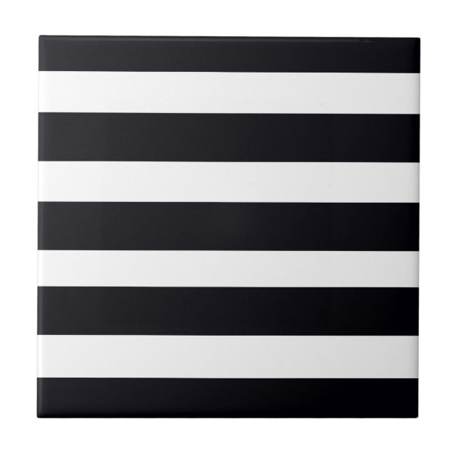 Plattbrickor Modern Chic BLACK & WHITE RAND Kakelplatta (Framsidan)