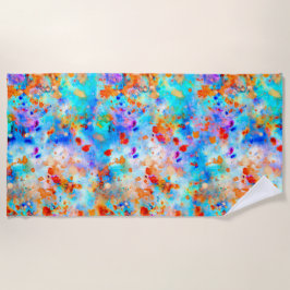 Platter Paint Rainbow of Bright Färg Background