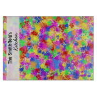 Platter Paint Rainbow of Bright Färg Background