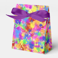 Platter Paint Rainbow of Bright Färg Background