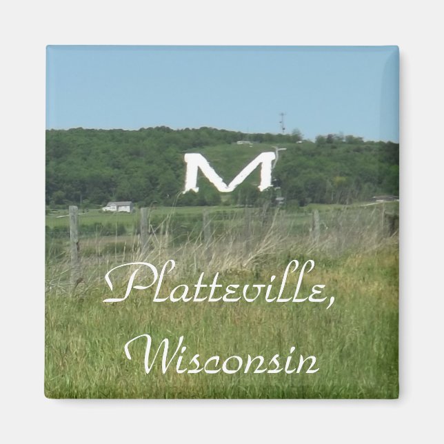 Platteville, Wisconsin Magnet (Framsidan)