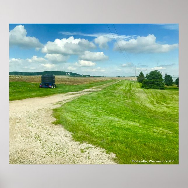 Platteville, Wisconsin Photography Poster (Framsidan)