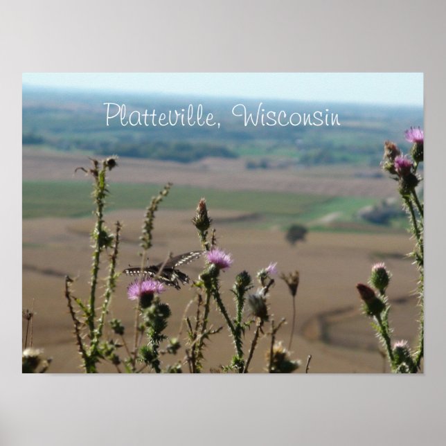 Platteville, Wisconsin Poster (Framsidan)