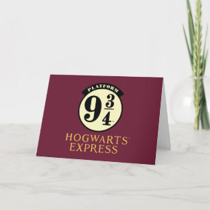 Plattform 9 3/4 HOGWARTS™ EXPRESS-ikon Kort