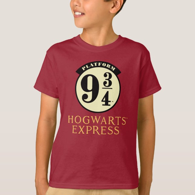 Plattform 9 3/4 HOGWARTS™ EXPRESS-ikon T Shirt (Framsida)