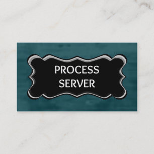 Plattform för processaa serverElegant Namn Visitkort