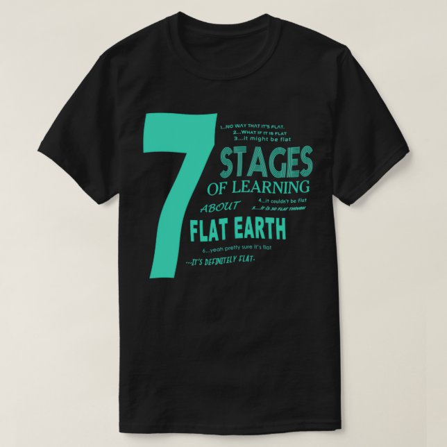 Plattformar 7 stadier av lärande om plattform t shirt (Design framsida)