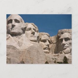 Plattformat Rushmore National Memorial SD-vykort Vykort