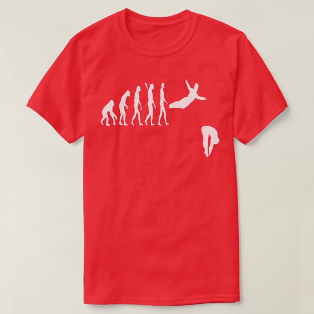 Plattformsdykning för Springboard Diver Evolution  T Shirt (Design framsida)