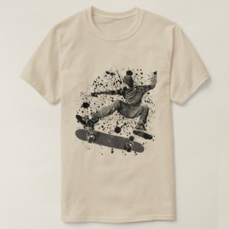 Plattformsgrafik Skateboard T-Shirt