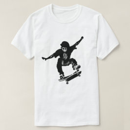 Plattformsgrafikskateboard T Shirt