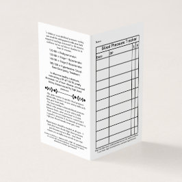 Plattformskort för vanligt blodtryck 2021 visitkort