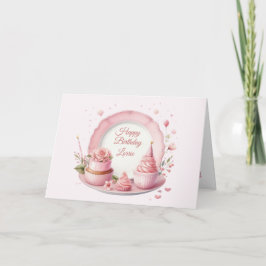 Plattkort för personlig Grattis på födelsedagen Kort