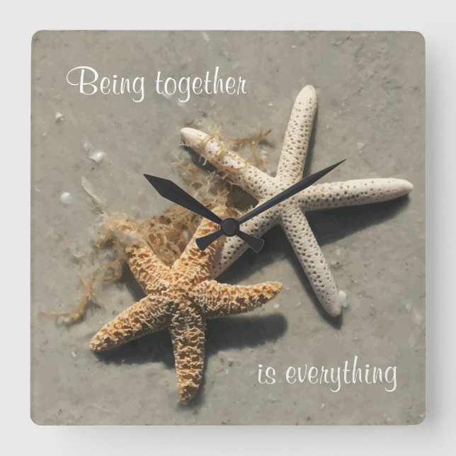 Plattor av äck fyrkantig klocka (Framsida)