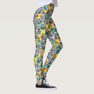 Plattor eller nedfläckad för halvmint, guldgruva o leggings