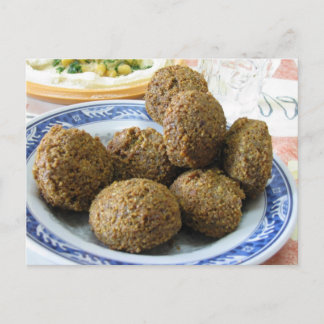 Plattor för Falafel-vykort Vykort