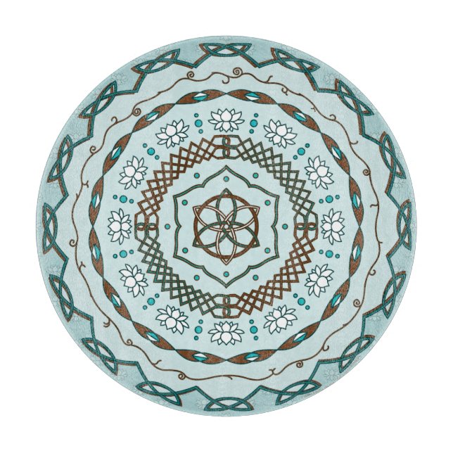 Plattor för glasering i Lotus Weave (Framsidan)