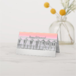 Plattor för persikohut pension party placeringskort