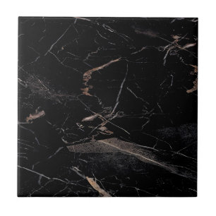 Plattor i Svarta och guld golv Kakelplatta