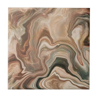 Plattor i Svarta och guld golv Kakelplatta