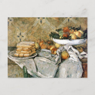 Plattor med frukt och bär finger - Cézanne Vykort