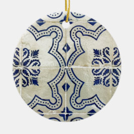 Plattor, portugisiska plattor, keramiska prydnadsf julgransprydnad keramik