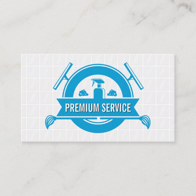 Plattor | Rengöringsmedel | Mops and Spray Visitkort (Framsida)