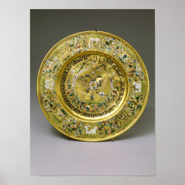 Plattor som ägs av Tsar Alexei Mikhailovich Romano Poster (Framsidan)