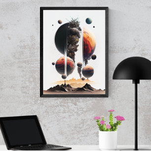 Plattor som ryms i Svarta Hål Poster