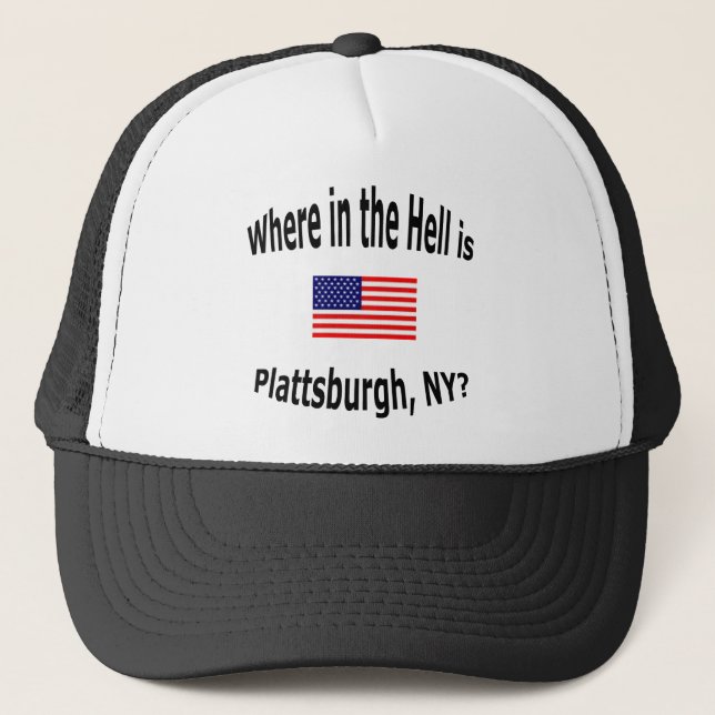 Plattsburgh - hatt keps (Framsida)