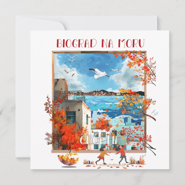 Plattskort - Biograd na Moru 2 (Framsida)