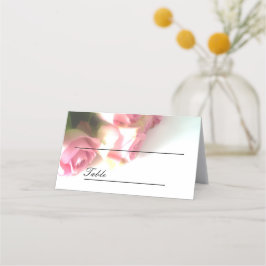 Plattskort för blomman personligt bröllp bord placeringskort