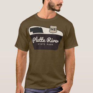Plattstatsparken Nebraska Välkomstskylt T Shirt