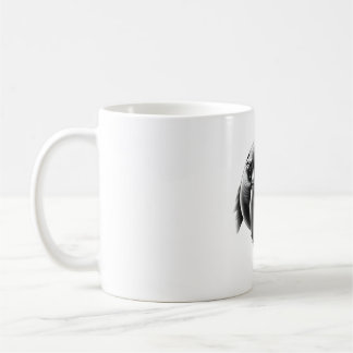 Platypus Älskare T-Shirt - Realistiskt svartvitt Kaffemugg