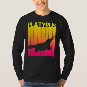 Platypus Animal Retro Costume T Shirt