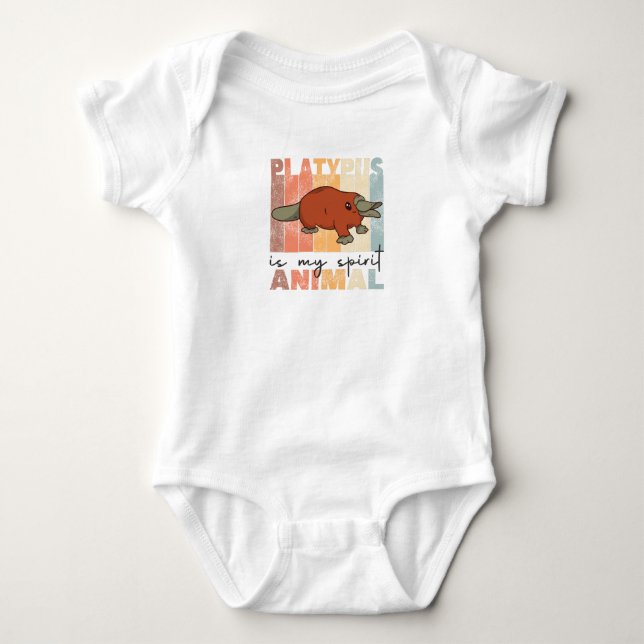 Platypus är mitt andningsdjur - söt platypus t shirt (Framsida)