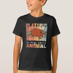 Platypus är mitt andningsdjur - söt platypus t shirt