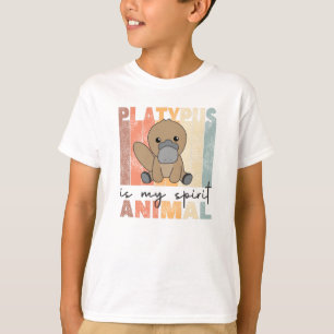 Platypus är mitt andningsdjur - söt platypus t shirt