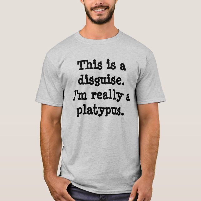 Platypus Costume T Shirt (Framsida)