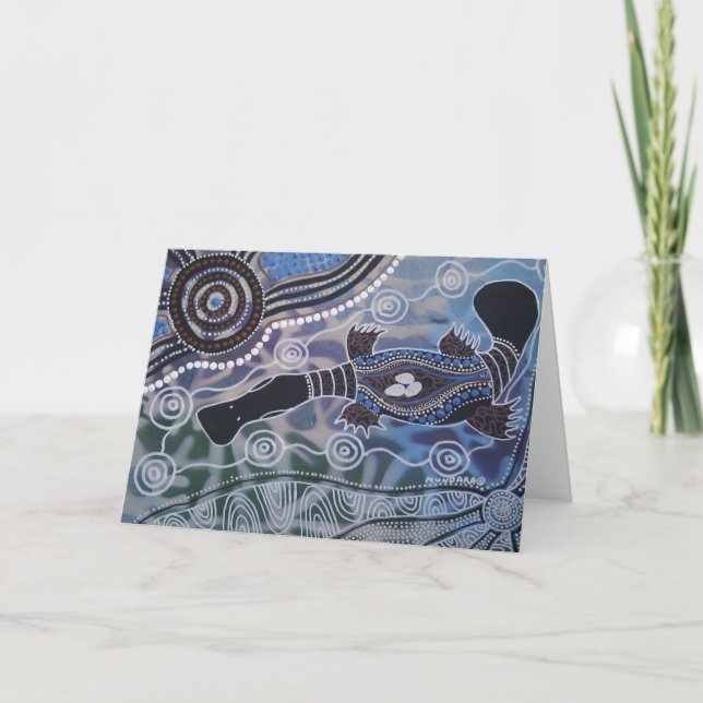 PLATYPUS DREAMING Card Kort (Framsida)