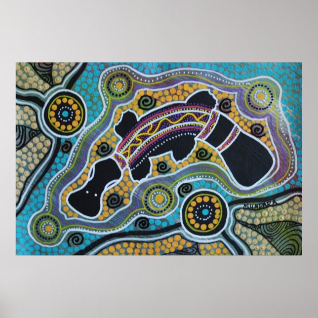 Platypus Dreaming Poster (Framsidan)